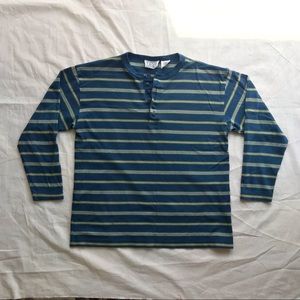 Vintage 90s Canyon River Blues Henley - Small (Fits like a loose XS)